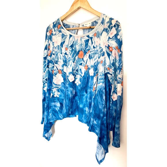 2/$25 Anthropologie Meadow Rue Floral Shirt - Picture 3 of 6